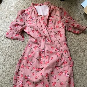 Flower print dress